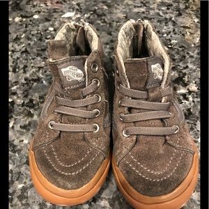 Toddler vans Sk8 high zip